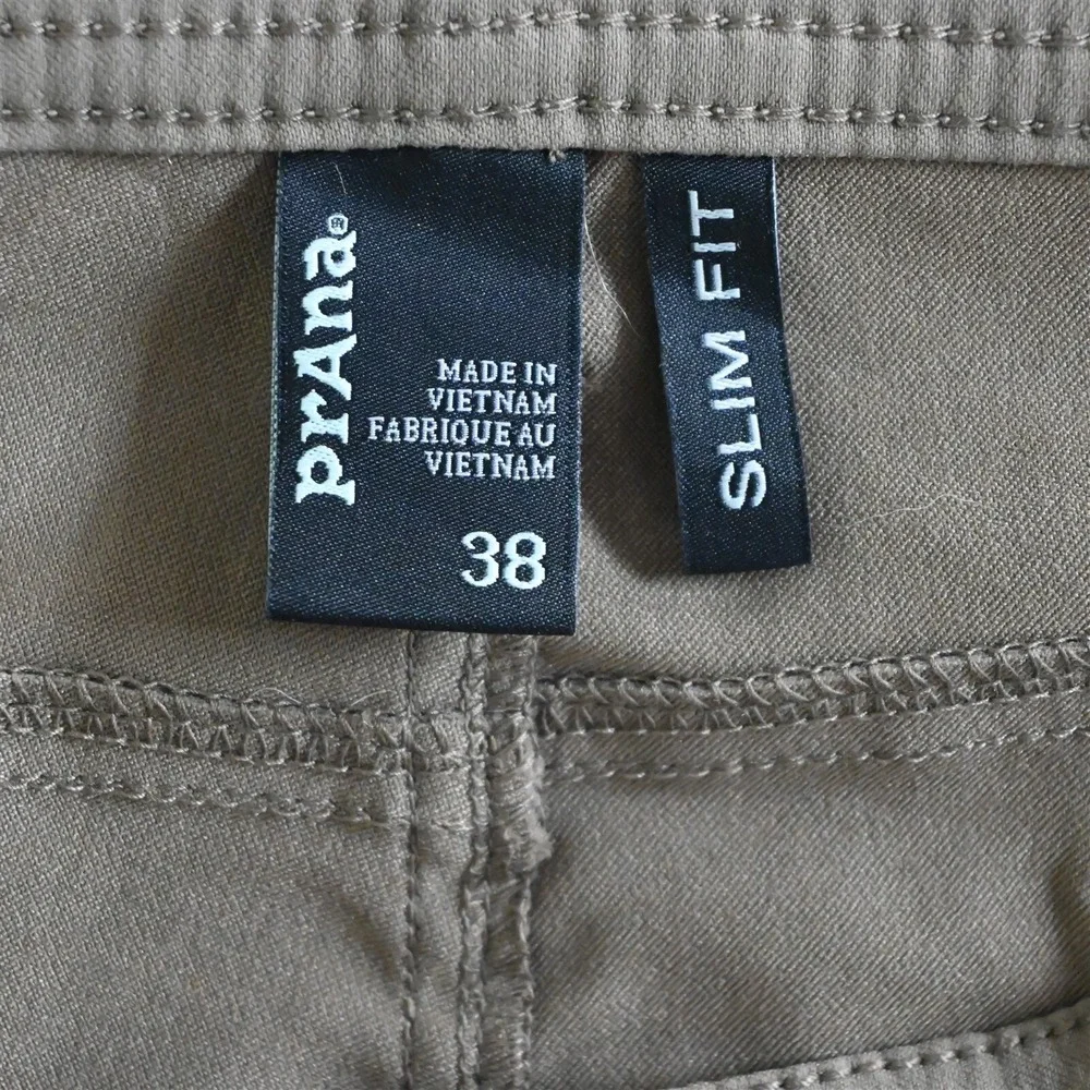 prAna 38x32 Brown‎ Performance M4BN34312 Brion Stretch Slim Mens Outdoor Pants